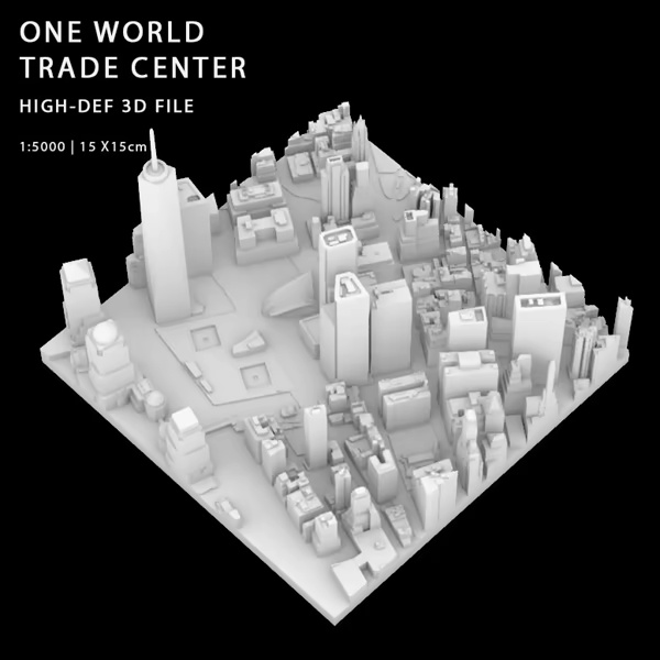 ONE WORLD TRADE | LOWER MANHATTAN CITY MODEL