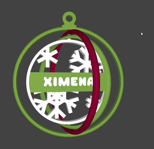 SPIN ADORNO DE NAVIDAD-XIMENA