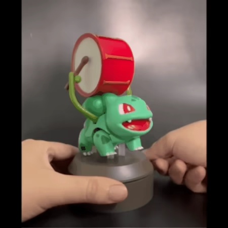 POKEMON BULBASAUR TAMBOR AUTÓMATA - FLEXI ARTICULADO