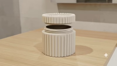 Container with a lid Prasel - MOKA Design-1