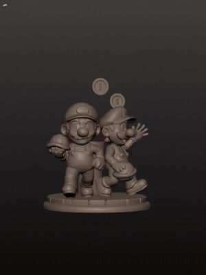 Figura de Mario y Luigi
