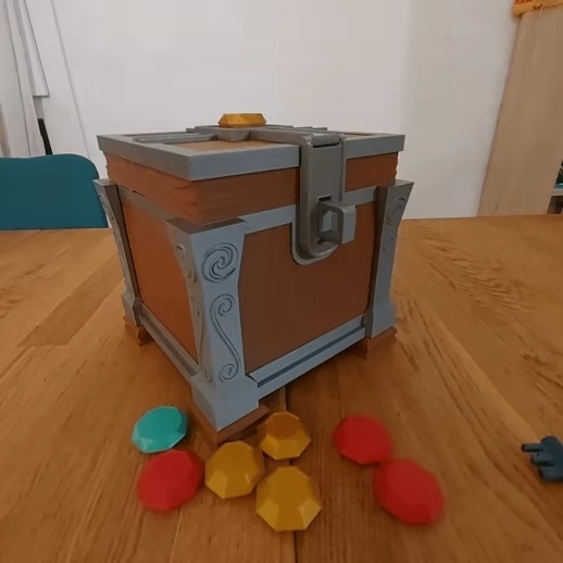 Fantasy Chest with Modular Lock & Puzzle Keys-1