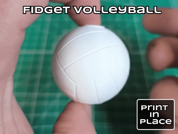 Fidget Ball Spinner - Volleyball