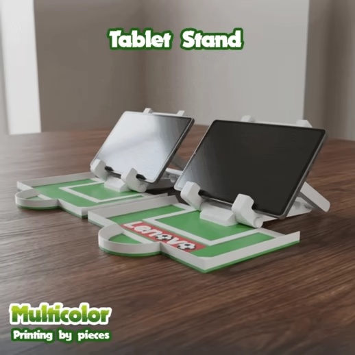 Tablet stand + Popcorn tray - soccer style-0