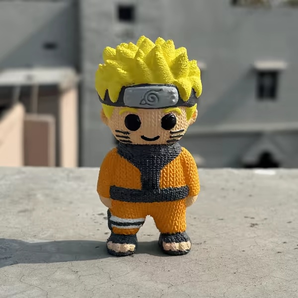 Naruto lavorato a maglia