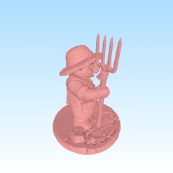 teddy bear farmer for dungeon crawl and adventures