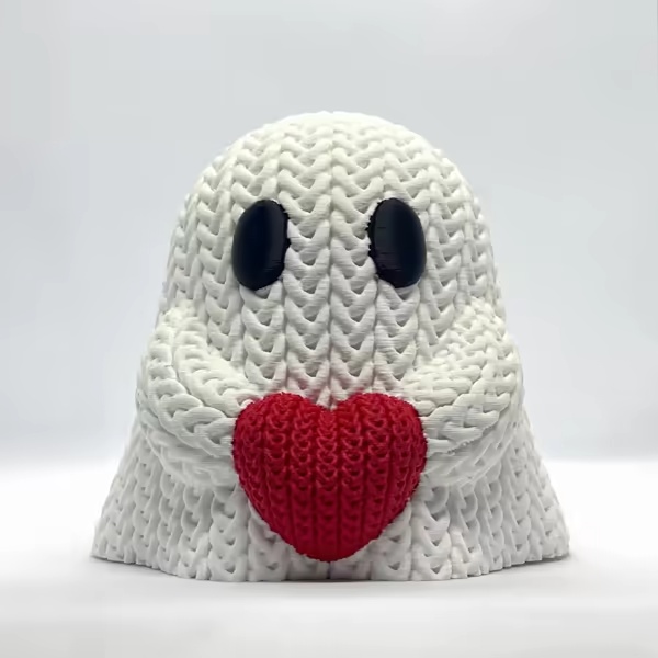 Knitted Valentine Ghost-0