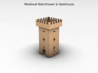 Medieval Watchtower & Gatehouse | Modular Castle 🏰