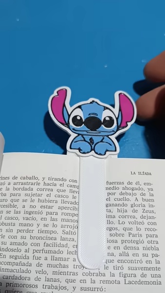 Cute DUAL Stich Bookmark - Señalador DUAL Stich
