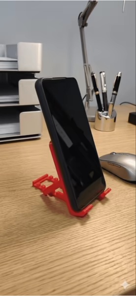 Smartphone stand (simple print, no supports)-2