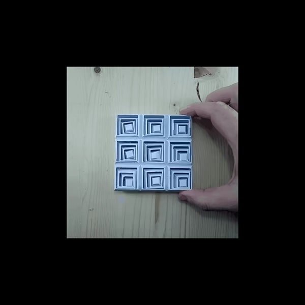 Fraktal-Fidget-Multi-Quadrat