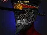 Chainsaw Man Katana Man Helmet Cosplay - Halloween Costume-0
