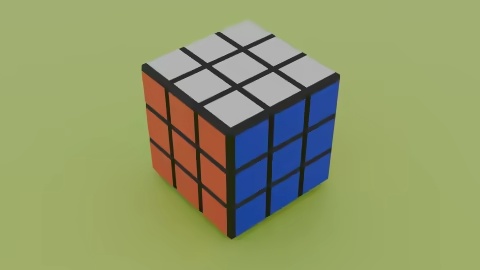 Decorative Rubik's cube