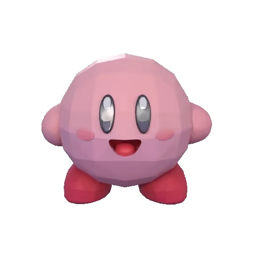Kirby Low Poly-1