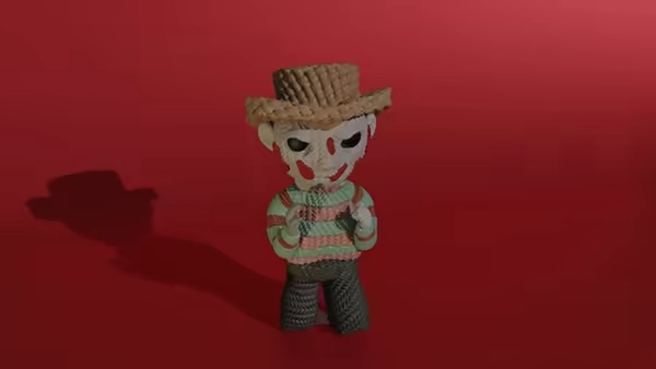 Crochet Freddy Kreuger - painted 3mf-0