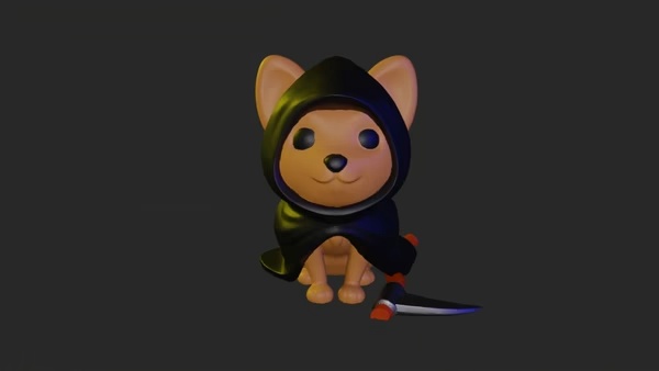 GATO PARKA - GATO HALLOWEEN