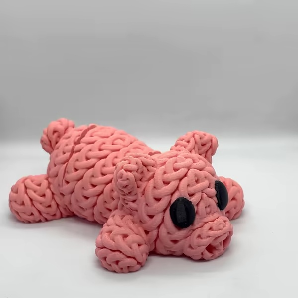 Knitted Flexi Pig