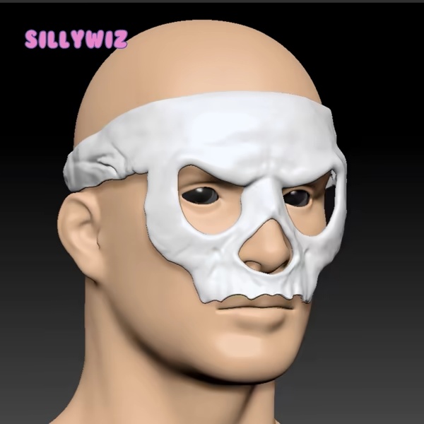 Skull Goggles – Halloween – Quick Print – No Support
