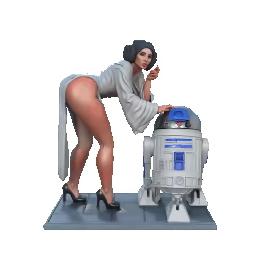 Princess Leia and R2D2 [Star Wars]