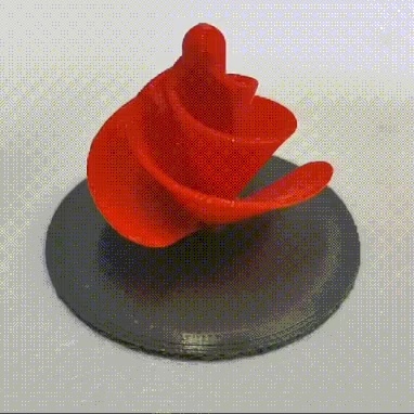 Tafelmodel Spiraalwindturbine