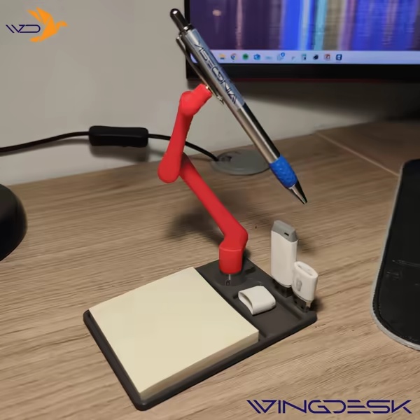 Desk Organizer with Robot (freely moves)