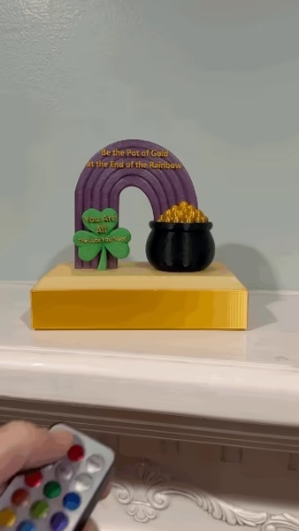 St Patrick's Day Lamp-6