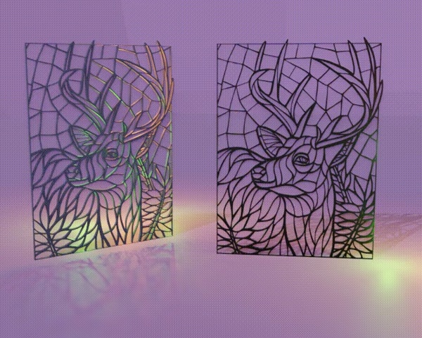 silhouette deer-3