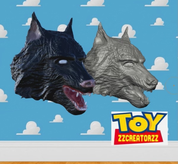 cabeza hombre lobo vangelsing modelo 4