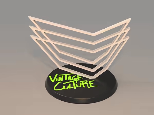 Vintage Culture Desk Decoration – Multicolor 3D Print