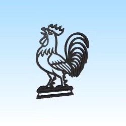 Coq wallart-0