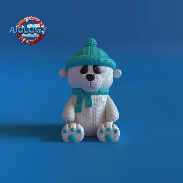 KNITTED POLAR BEAR-0