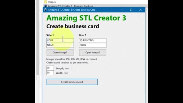 APP TO CREATE SWITCHABLE BUSINESS CARDS