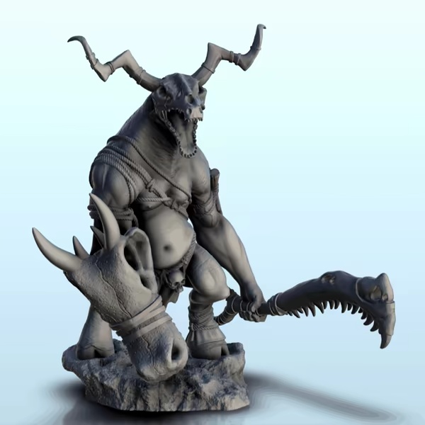 Orobas infernal daemon (+ presupported version) (8) - miniat