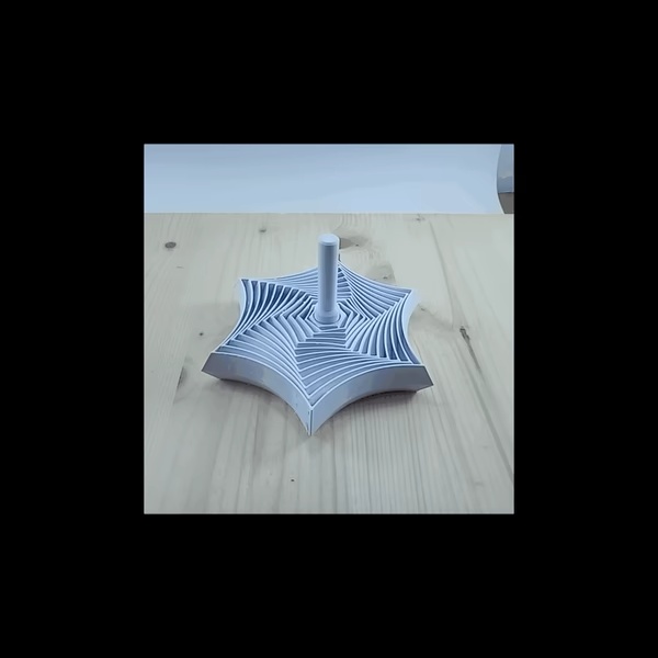 Sechs Webhex Fraktal-Fidget mit Griff