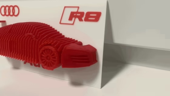 Audi R8 Layered Model-4