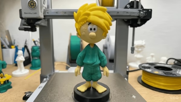 Cedric im Pyjama - Einfach zu drucken -