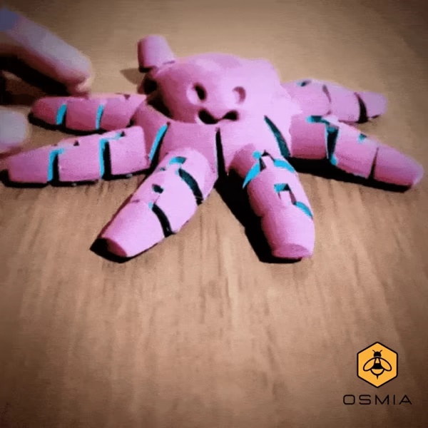 Osmia Flexible Angry Happy Octopus Spinning Toy-0