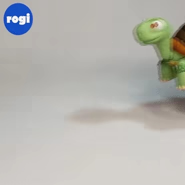 TARTARUGA ARTICOLATA DEI CARTONI ANIMATI