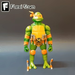 Flexi Print-in-Place Teenage Mutant Ninja Turtles, Michelang-3