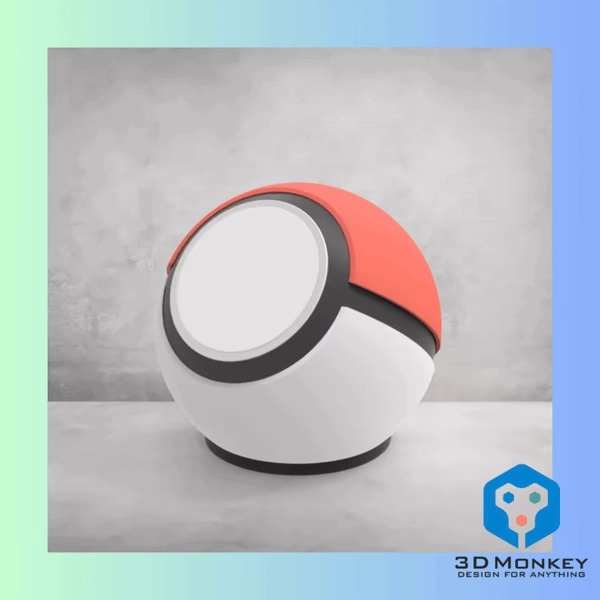 POKÉMON APPLE IPHONE MAGSAFE HOLDER 精靈球magsafe充電座 寶可夢 蘋果手機充電-0