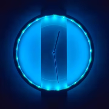 Reloj moderno rgb