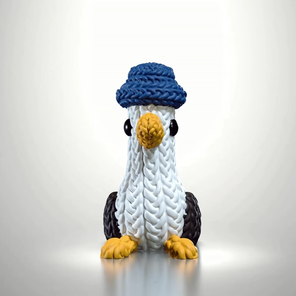 Knitted Seagull-0