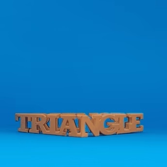 Text Flip - Triangle