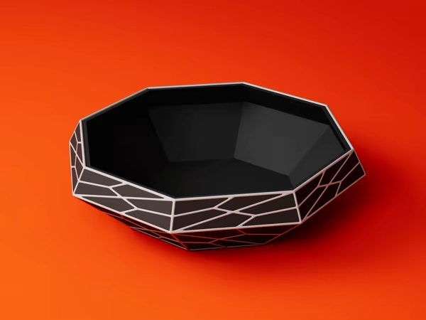 Exo Bowl - Geometric Fruit & Candy Dish
