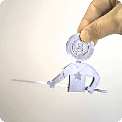 Articulated 8-Ball Star