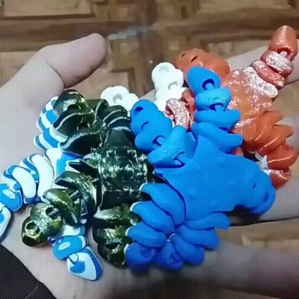 Flexi sea star, Articulated starfish Toy