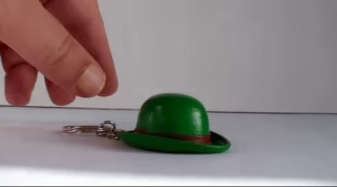 Bowler Hat Key Chain-3