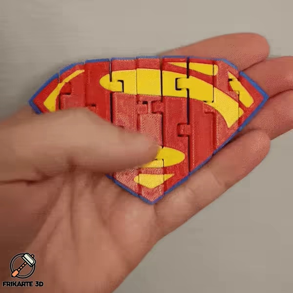Articulated Superman Man of Steel Logo