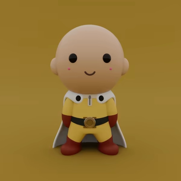Cute Little Saitama ( One Punch Man )