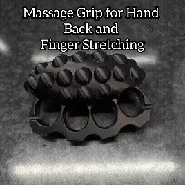Massagegreep voor het stretchen van de handrug en vingers